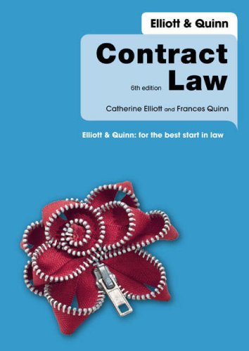 Contract Law (9781405859974) by Catherine Elliott; Frances Quinn; Jon Rush