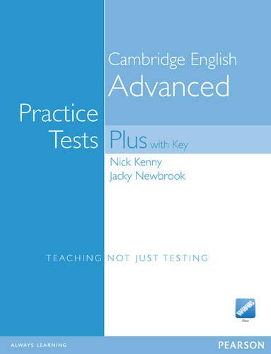 Practice Tests Plus CAE New Edition Students Book with Key for Pack (9781405867153) by Kenny, Nick; Newbrook, Jacky