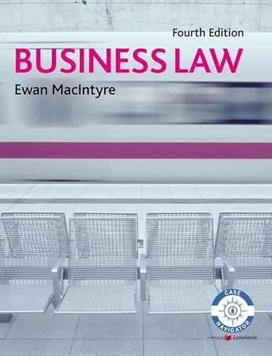 Beispielbild fr Business Law, 4th edition zum Verkauf von WorldofBooks