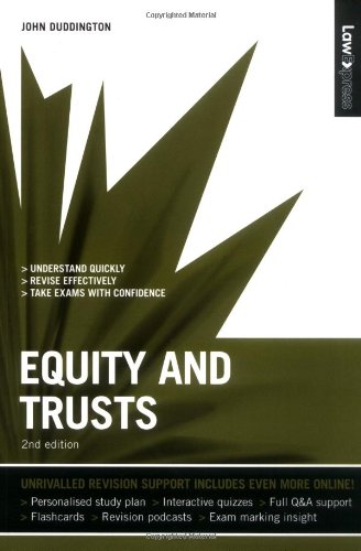 Beispielbild fr Law Express Equity and Trusts 2nd edition zum Verkauf von WorldofBooks