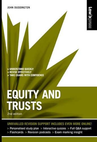 Stock image for Equity and Trusts for sale by Better World Books Ltd