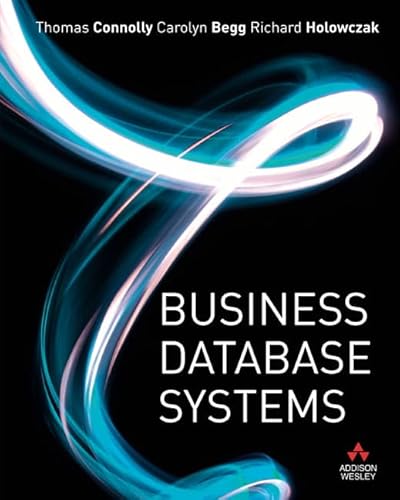 Imagen de archivo de Business Database Systems a la venta por Better World Books