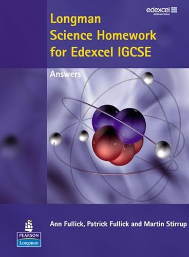 Beispielbild fr Longman Science Homework for Edexcel IGCSE Answers zum Verkauf von MusicMagpie