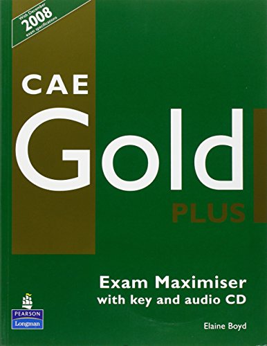 9781405876810: CAE Gold PLus Maximiser and CD with key Pack