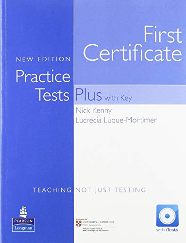 Stock image for First Certificate Practice Tests Plus (with Key), w. iTest CD-ROM and 2 Audio-CDs for sale by medimops