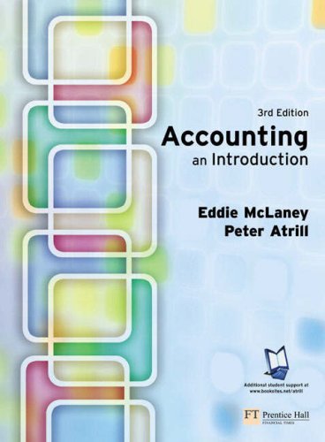 Valuepack: Accounting: An Introduction with How to Succeed in Exams and Assessments (9781405882880) by McLaney, Eddie; Atrill, Dr Peter; McMillan, Dr Kathleen; Weyers, Dr Jonathan