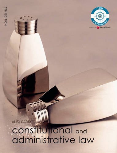 Constitutional and Administrative Law: AND The Longman Dictionary of Law (9781405886659) by Alex Carroll