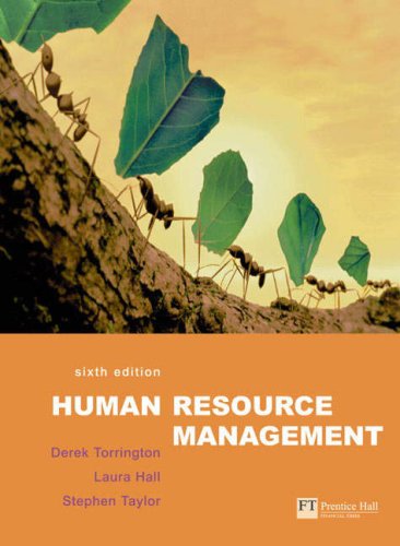 Human Resources Management: AND "The Smarter Student, Study Skills and Strategies for Success at University" (9781405887021) by Derek Torrington; Laura Hall; Stephen Taylor