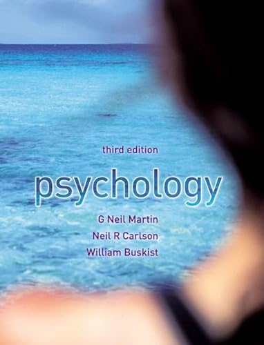 Psychology: AND An Introduction to Research Methods and Statistics in Psychology (9781405888257) by Neil Martin; Neil R. Carlson; William Buskist; Nicky Brunswick; Ron McQueen; Christina Knussen