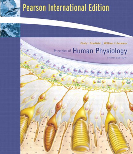 Principles of Human Physiology: AND PhysioEx 7.0 for Human Physiology, Lab Simulations in Physiology (9781405888448) by Cindy L Stanfield