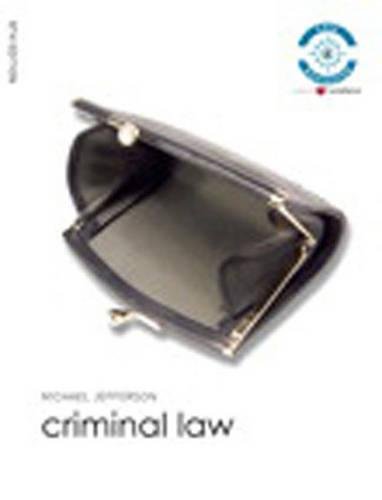 Criminal Law: WITH "Law of Contract" AND "English Legal System" AND "How to Write Better Law Essays, Tools and Techniques for Success in Exams and Assignments" (9781405893169) by Jefferson, Michael