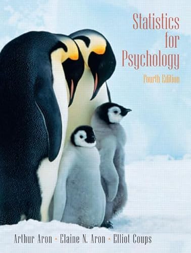 Statistics for Psychology: WITH " Biopsychology " AND " Introduction to Behavioral Research Methods " AND " Cognitive Psychology, Applying the Science of the Mind " AND " Social Psychology " (9781405893596) by Arthur Aron; Elaine N. Aron; Elliot J. Coups; John P.J. Pinel; Mark R. Leary; Greg L. Robinson-Riegler; Bridget Robinson-Riegler; Michael Hogg;...