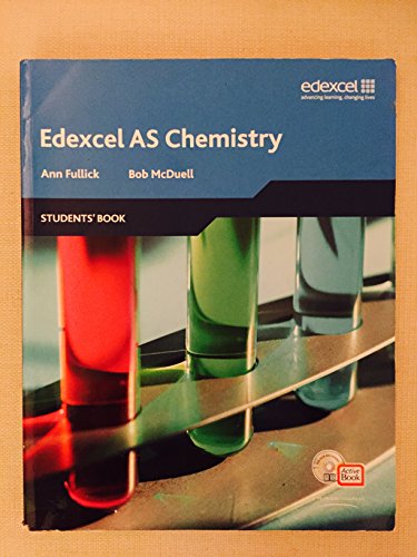 9781405896351: Edexcel A Level Science: AS Chemistry Students' Book with ActiveBook CD (Edexcel GCE Chemistry) - 9781405896351