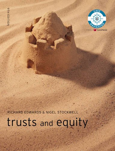 Imagen de archivo de Trusts and Equity (Foundation Studies in Law Series) a la venta por AwesomeBooks