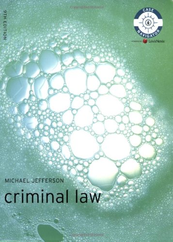9781405899048: Criminal Law (Foundation Studies in Law Series)