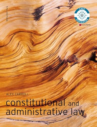 Stock image for Constitutional and Administrative Law for sale by Better World Books Ltd