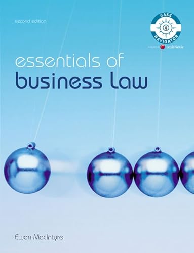 Beispielbild fr Essentials of Business Law zum Verkauf von WorldofBooks