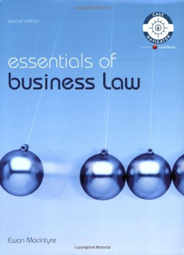 9781405899765: Essentials of Business Law
