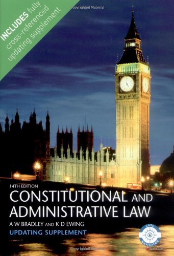 Beispielbild fr Constitutional and Administrative Law: Updating Supplement zum Verkauf von AwesomeBooks