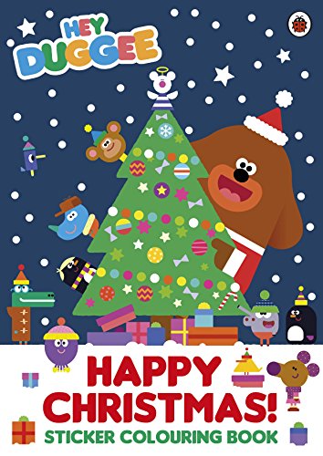 9781405928120: Hey Duggee: Happy Christmas! Sticker Colouring Book