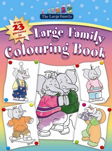 Large Family Colouring Book (9781406320183) by Jill Murphy