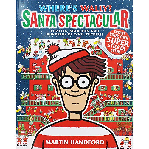 9781406353082: Where's Wally? Santa Spectacular Sticker Activity Book