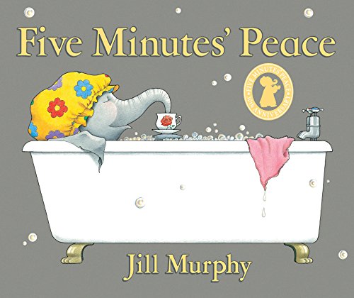 Stock image for The Large Family 5 Children books Set Collection (A Quiet Night In, A Piece of Cake, All In One Piece, Mr Large In Charge, Five Minutes' Peace) [Paperback] [Jan 01, 2017] Jill Murphy for sale by ThriftBooks-Dallas