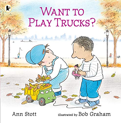 Stock image for Want to Play Trucks? for sale by WorldofBooks