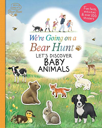 Imagen de archivo de We're Going On A Bear Hunt: Let's Discover Baby Animals a la venta por Henffordd Books