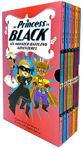 Stock image for The Princess in Black 6 Monster-Battling Adventures Books Collection Box Set by Shannon & Dean Hale (Science Fair Scare, Mysterious Playdate, Perfect Princess Party & MORE!) for sale by HPB-Diamond