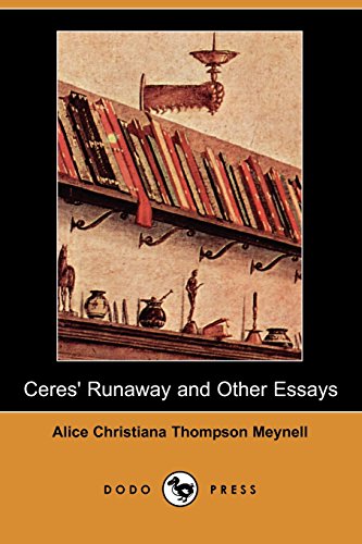 Beispielbild fr Ceres' Runaway and Other Essays zum Verkauf von medimops