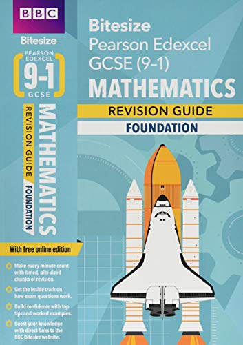 Stock image for BBC Bitesize Edexcel GCSE (9-1) Maths Foundation Revision Guide inc online edition - 2023 and 2024 exams: for home learning, 2022 and 2023 assessments and exams (BBC Bitesize GCSE 2017) for sale by WorldofBooks