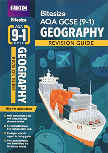 Stock image for BBC Bitesize AQA GCSE (9-1) Geography Revision Guide inc online edition - 2023 and 2024 exams: for home learning, 2022 and 2023 assessments and exams (BBC Bitesize GCSE 2017) for sale by WorldofBooks