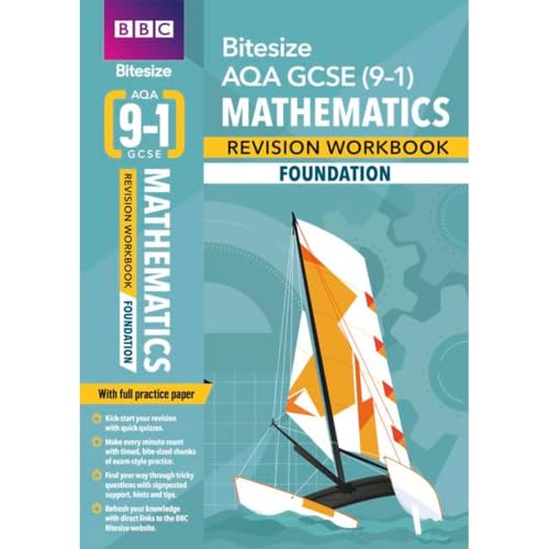 Stock image for BBC Bitesize AQA GCSE (9-1) Maths Foundation Revision Workbook - 2023 and 2024 exams: for home learning, 2022 and 2023 assessments and exams (BBC Bitesize GCSE 2017) for sale by WorldofBooks