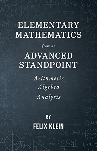 9781406700145: Elementary Mathematics From An Advanced Standpoint