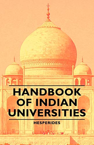 Stock image for Handbook of Indian Universities for sale by Phatpocket Limited