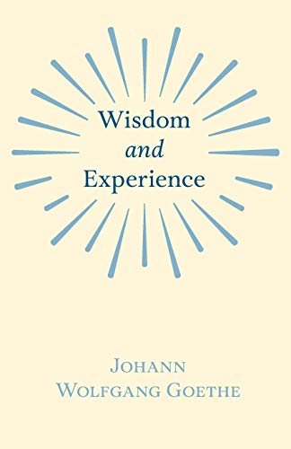 Imagen de archivo de Wisdom and Experience a la venta por Better World Books