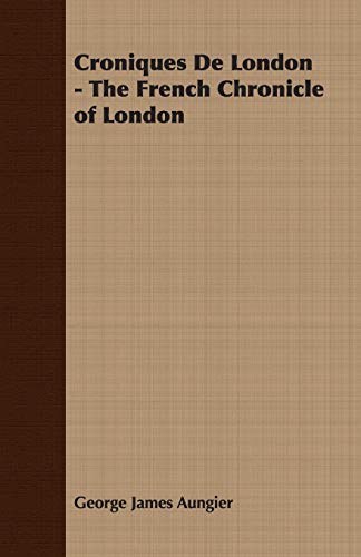 9781406783278: Croniques De London/ the French Chronicle of London