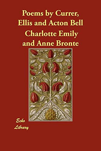 Poems By Currer Ellis And Acton Bell Abebooks Bronte Charlotte Emily And Anne