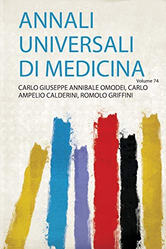 Annali Universali Di Medicina (Paperback)