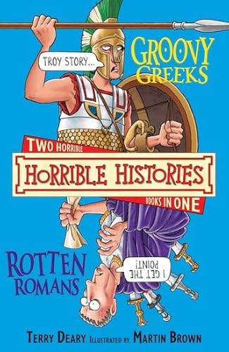 Stock image for The Groovy Greeks and Rotten Romans (Horrible Histories Collections) for sale by WorldofBooks