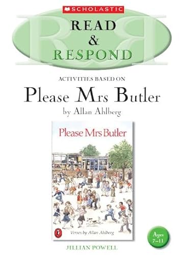 Beispielbild fr Please Mrs Butler Teacher's Resource (Read & Respond) zum Verkauf von WorldofBooks