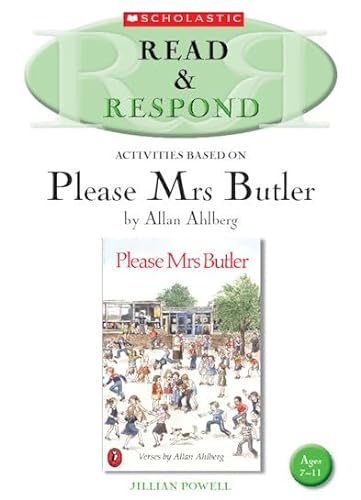 9781407112435: Please Mrs Butler Teacher's Resource (Read & Respond)