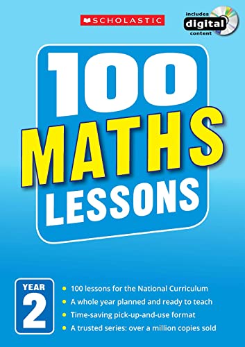 Stock image for 100 Maths Lessons: Year 2 (100 Lessons - New Curriculum) for sale by Books Unplugged