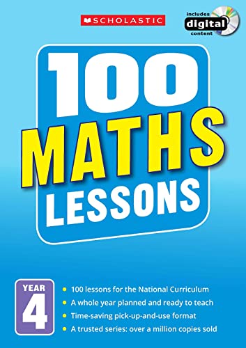 Beispielbild fr 100 Maths Lessons for the National Curriculum for teaching ages 8-9 (Year 4). Includes short term planning and lessons for the whole year. (100 Lessons) (100 Lessons - New Curriculum) zum Verkauf von AwesomeBooks