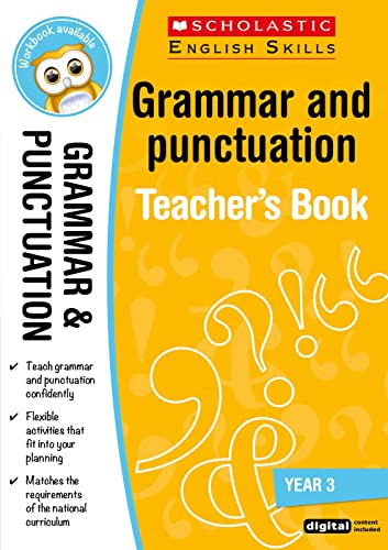 Beispielbild fr Grammar and Punctuation Teacher Resource for teaching children ages 7 to 8 (Year 3). Covers parts of speech, capitalisation, sentence construction, punctuation and more.(Scholastic English Skills) zum Verkauf von AwesomeBooks
