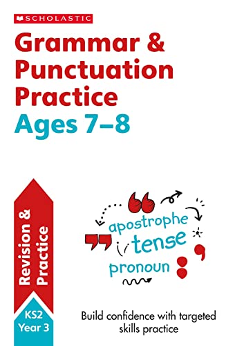 Stock image for Grammar and Punctuation workbook for ages 7 to 8 (Year 3). Build essential skills for the national curriculum (Scholastic English Skills) for sale by AwesomeBooks