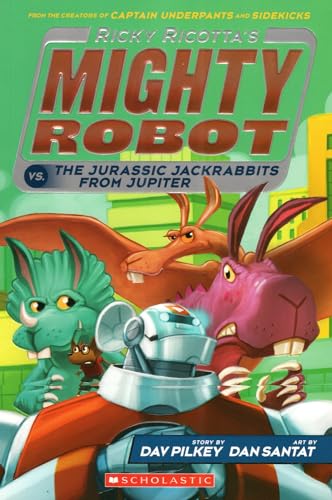 Imagen de archivo de Ricotta's Mighty Robot vs the Jurassic Jack Rabbits from Jupiter: 5 (Ricky Ricotta) a la venta por WorldofBooks