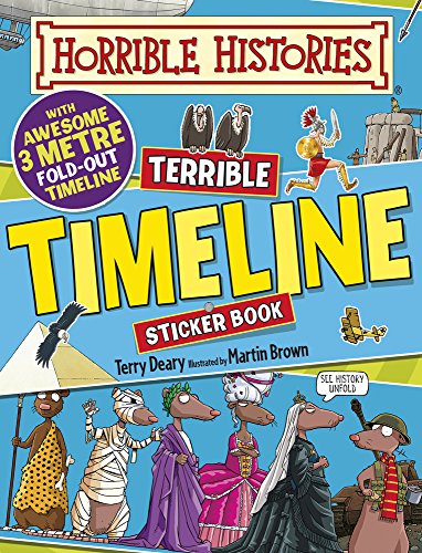 9781407152615: Terrible Timeline (Horrible Histories Sticker Activity Book)