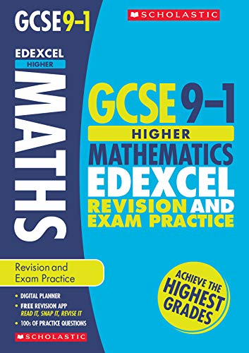 Beispielbild fr GCSE Higher Maths Edexcel Revision Guide and Practice Book. Perfect for Home Learning and includes a free revision app (Scholastic GCSE Grades 9-1 Revision and Practice) zum Verkauf von WorldofBooks